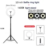 26 33CM Video Lights Dimmable Light Selfie LED Ring Light USB Ring Lighting Lamp With Tripod Stand To Make Youtube Ringlight - Image 9