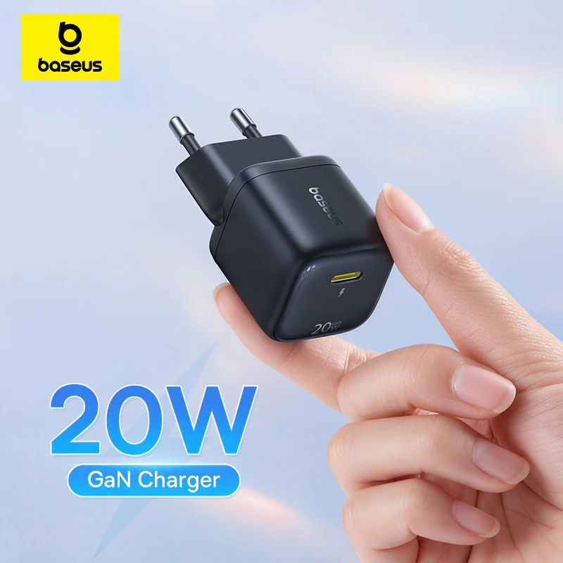 S0df51a21120e42ffae875b9dc8ed4361T.webp Baseus USB Type C Charger 20W Portable USB C Charger Support Type C PD Fast Charging For iPhone 15 14 13 12 Pro Max 11 X 8 Plus - Image 1
