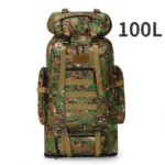 80L/100L  Mountaineering Bag Climb Bag Tactical Backpacks Large Backpack Outdoors Hiking Camping Travel Bags - Image 16