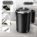 New smart temperature-measuring magnetic automatic stirring cup, electric portable coffee cup, milkshake cup, sports and fitness - Image 7