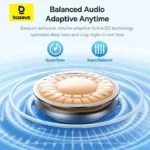 Baseus EP10 Pro ANC Earbuds Wireless Bluetooth 6.0 Earphones 50dB Realtime Adaptive Headphones 6 Mic Hi-Res LDAC IP55  Ear buds - Image 4
