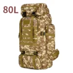 80L/100L  Mountaineering Bag Climb Bag Tactical Backpacks Large Backpack Outdoors Hiking Camping Travel Bags - Image 9