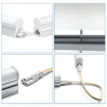 1-6PCS 220V EU Power Plug Under Cabinet Light T5 LED Tube Lamp 50cm Home Lighting Fluorescent Lamp With Push Button Switch - Image 5