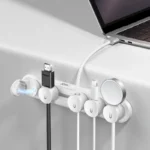 Joyroom 5-in-1 Magnetic Cable Organizer Management Adjustable Sliding Track Cable Clips Under Desk Wire Keeper JR-ZS588 - Image 7