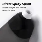AhyKa Aerodynamic Water Bottle Set 600ml Big Capacity Food Grade PP5 Bottle With Ultralight Carbon Bottle Cage Bike Accessories - Image 5