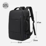 BANGE Expandable Men's Backpack Waterproof 17.3 in Laptop Backpack Man Large Capacity Hiking Travel Bag Male Backpacks for Men - Image 14