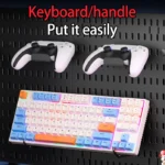 Pegboard combination desktop storage kit, vertical and clip-type pegboard display panels, suitable for home office storage. - Image 3