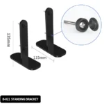 Pegboard combination desktop storage kit, vertical and clip-type pegboard display panels, suitable for home office storage. - Image 31