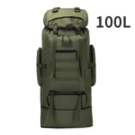 80L/100L  Mountaineering Bag Climb Bag Tactical Backpacks Large Backpack Outdoors Hiking Camping Travel Bags - Image 19