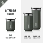 WACACO Octaroma Vacuum Insulated Coffee Mug, Double-wall Stainless Steel Travel Tumbler, 6/10/15 fl oz, thermo, Valentines Gift - Image 8