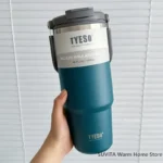 Tyeso Tumbler Coffee Cup Stainless Steel Vacuum Thermal Insulated Mug Large Capacity Double Drink Car Water Bottle Travel Mug - Image 4