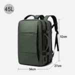 BANGE Travel Backpack Men Business Backpack School Expandable USB Bag Large Capacity 17.3 Laptop Waterproof Fashion Backpack - Image 7