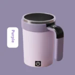 New smart temperature-measuring magnetic automatic stirring cup, electric portable coffee cup, milkshake cup, sports and fitness - Image 6