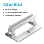 UGREEN Vertical Laptop Stand For MacBook Pro Aluminum Portable Notebook Stand Laptop Support MacBook Air Pro Tablet Phone Stand - Image 11