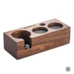 Coffee Tamper Station Stand Wooden Non-slip Espresso Holder Coffee brush Filter Storage Stand Barista Accessories - Image 5