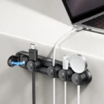 Joyroom 5-in-1 Magnetic Cable Organizer Management Adjustable Sliding Track Cable Clips Under Desk Wire Keeper JR-ZS588 - Image 8