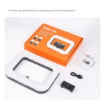 Three-color dimming, ring rabbit cage fill light selfie live broadcast photography light with Bluetooth selfie reverse charging - Image 7
