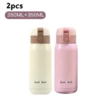 200/350ml Cute Mini Thermos Cup Stainless Steel Thermal Coffee Mug Portable Vacuum Flask Insulated Water Bottle with Button Lid - Image 22