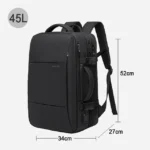 BANGE Travel Backpack Men Business Backpack School Expandable USB Bag Large Capacity 17.3 Laptop Waterproof Fashion Backpack - Image 14