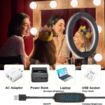 26 33CM Video Lights Dimmable Light Selfie LED Ring Light USB Ring Lighting Lamp With Tripod Stand To Make Youtube Ringlight - Image 5