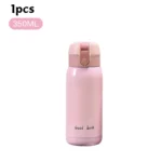 200/350ml Cute Mini Thermos Cup Stainless Steel Thermal Coffee Mug Portable Vacuum Flask Insulated Water Bottle with Button Lid - Image 14