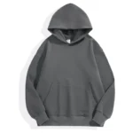16.9oz 480gsm Heavy Weight Cotton Plus Velvet Hooded Sweater Men Thickened Tight Polar Fleece Pullover Hoodie Women Sweatshirt - Image 12