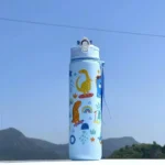 750ml Dinosaur Water Bottle For Kids Water Sippy Cup With Silicone Straw Leakproof Plastic Water Bottles Summer Kids Water Cup - Image 7