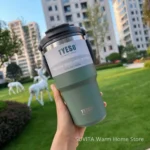 Tyeso Tumbler Coffee Cup Stainless Steel Vacuum Thermal Insulated Mug Large Capacity Double Drink Car Water Bottle Travel Mug - Image 6