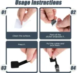 Reusable Cable Ties Fastening Wire Organizer Cord Rope Holder Self Adhesive Adjustable Cord Organizer Straps Desk Management - Image 2