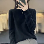 New cashmere sweater women's sweater in autumn and winter 100% merino wool fashion O-neck autumn warm pullover top - Image 18
