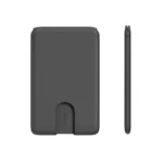 Bank Credit Card Holder Phone Sticker Adhesive Soft Silicone Slim Thin Mini Wallet Mobile Phone Cardholder Compatible for Iphone - Image 7