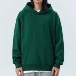 16.9oz 480gsm Heavy Weight Cotton Plus Velvet Hooded Sweater Men Thickened Tight Polar Fleece Pullover Hoodie Women Sweatshirt - Image 3