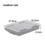 Adhesive Under Desk Drawer Organizer Hidden Table Storage Box Slide Out Tray Simple Sundries Cosmetics Stationery Organizer - Image 12