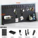 Pegboard combination desktop storage kit, vertical and clip-type pegboard display panels, suitable for home office storage. - Image 22