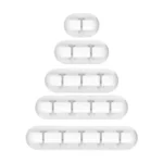 Silicone USB Cable Organizer USB Charging Cable Winder Desktop Tidy Management Clips Cable Holder For Mouse earphone Accessories - Image 21
