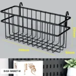 Pegboard combination desktop storage kit, vertical and clip-type pegboard display panels, suitable for home office storage. - Image 26