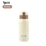 200/350ml Cute Mini Thermos Cup Stainless Steel Thermal Coffee Mug Portable Vacuum Flask Insulated Water Bottle with Button Lid - Image 15