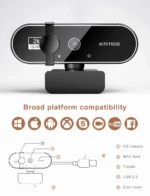 Lenovo 4K HD Webcam 1080P Mini Camera 2K Full HD Webcam Microphone 30fps USB Webcam For Auto Focus PC Laptop Video Camera NEW - Image 4