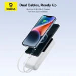 Baseus Power Bank 20000mAh PD 22.5W Fast Charging Phone External Battery Powerbank Charger for Xiaomi Poco iPhone Samsung iPad - Image 3
