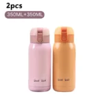 200/350ml Cute Mini Thermos Cup Stainless Steel Thermal Coffee Mug Portable Vacuum Flask Insulated Water Bottle with Button Lid - Image 23