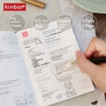 Kinbor Notebook 2026 Planner A5 A6 Full Year Agenda Schedule Daily Timeline Weekly Plan Efficiency Notebooks for School Office - Image 2