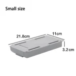 Adhesive Under Desk Drawer Organizer Hidden Table Storage Box Slide Out Tray Simple Sundries Cosmetics Stationery Organizer - Image 11