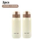 200/350ml Cute Mini Thermos Cup Stainless Steel Thermal Coffee Mug Portable Vacuum Flask Insulated Water Bottle with Button Lid - Image 12