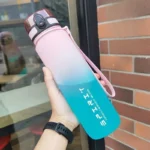 500ml/650ml/1000ml Sports Water Bottle Leak Proof Colorful Plastic Cup Drinking for Outdoor Travel Portable Gym Fitness Jugs - Image 10
