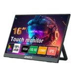Anmite 16-Inch Portable Touch Monitor Non-touch optional 1200P HDR 16:10 For XBox PS4 / 5 Switch Cell Phone PC Loptop Extension - Image 8