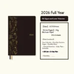 Kinbor Notebook 2026 Planner A5 A6 Full Year Agenda Schedule Daily Timeline Weekly Plan Efficiency Notebooks for School Office - Image 17